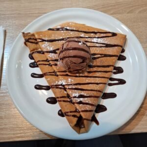 Crepas con helado