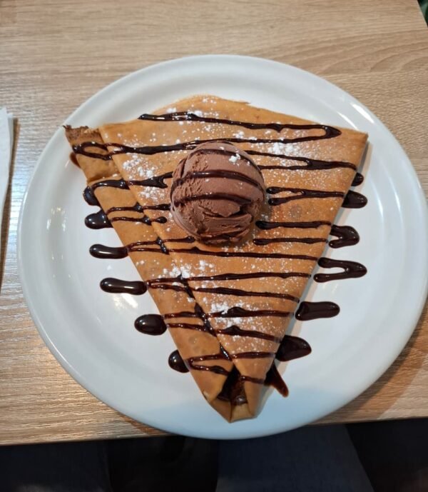 Crepas con helado
