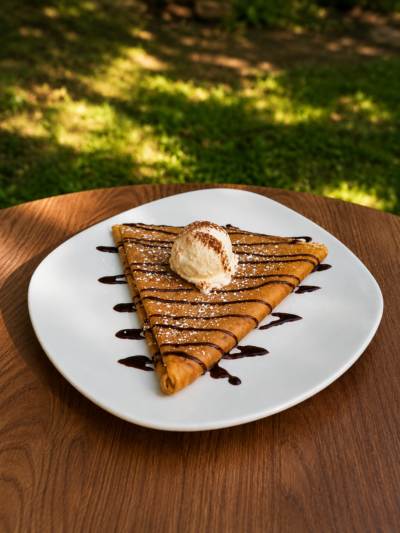 Crepas con helado