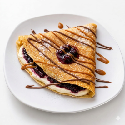 Crepas Dulces (2 ingredientes)